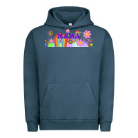 Pigment Midnight Navy boho retro floral mama Urban Hoodie - TumblerDesignByShophia