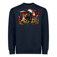 Navy christmas joy dachshund Heavyweight Sweatshirt - JahusDesignShop
