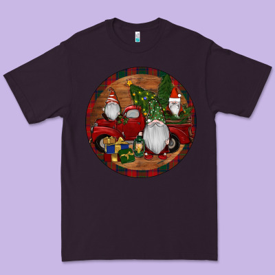 Premium Tee Gnome Truck Christmas