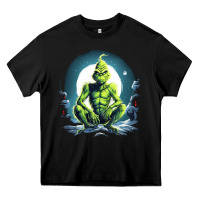 Black Grinch Heavy Core Tee - Unal Design