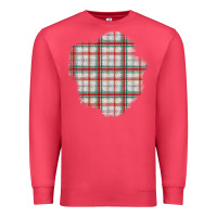 Cardinal Christmas Tartan Patch Premium Sweatshirt - BundleAndBundleShop