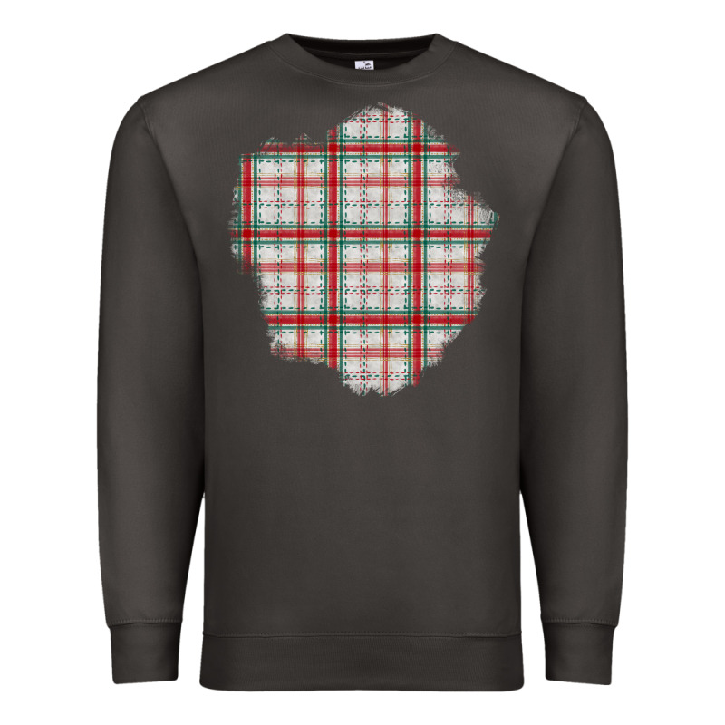 Christmas Tartan Patch Premium Sweatshirt by BundleAndBundleShop | Teevron