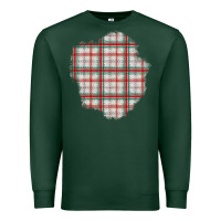Sports Green Christmas Tartan Patch Premium Sweatshirt - BundleAndBundleShop