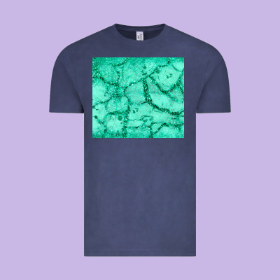 Green Glitter Vintage Tee Designed By Jahusdesignshop