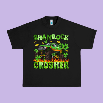 Shamrock Crusher Urban Heavy Tee Designed By Artiststas