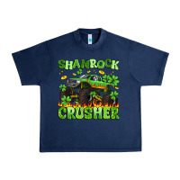 Navy shamrock crusher Urban Heavy Tee - Artiststas