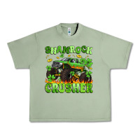 Oil Green shamrock crusher Urban Heavy Tee - Artiststas