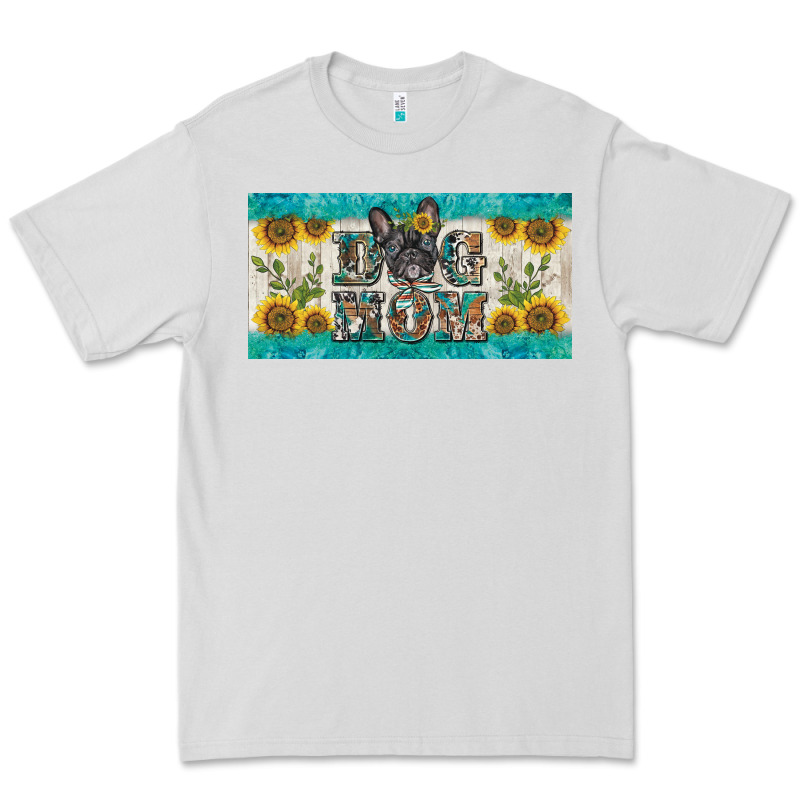 Dog Mom French  Bulldog License Plate Template Premium Tee by BarkalooDesign | Teevron