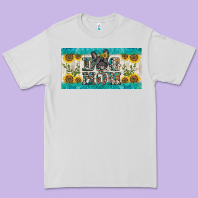 Dog Mom French  Bulldog License Plate Template Premium Tee Designed By Barkaloodesign