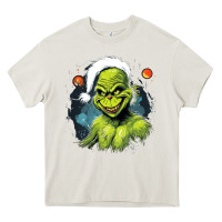 Cream Grinch Heavy Core Tee - Unal Design