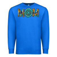 True Royal Western Mom With Turquoise Gemstone Premium Sweatshirt - BundleAndBundleShop
