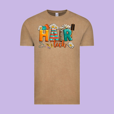 Hair Tech Vintage Tee Designed By Adodesignshop