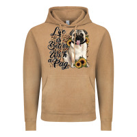 Vintage Camel life is better with a pug Vintage Hoodie - JahusDesignShop
