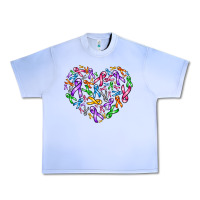 Grape Ice cancer ribbon heart Urban Heavy Tee - AdoDesignShop