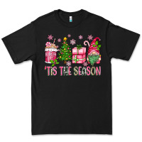 Black pink christmas 'tis the season gnome Premium Tee - Zillion Design Studio