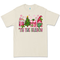 Bone pink christmas 'tis the season gnome Premium Tee - Zillion Design Studio
