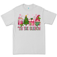 Dove Grey pink christmas 'tis the season gnome Premium Tee - Zillion Design Studio