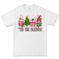 White pink christmas 'tis the season gnome Premium Tee - Zillion Design Studio