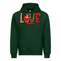Forest Green Love bug Urban Hoodie - HowdyJamesFarm