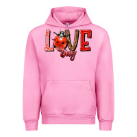Fuchsia Pink Love bug Urban Hoodie - HowdyJamesFarm