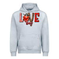 Heather Grey Love bug Urban Hoodie - HowdyJamesFarm