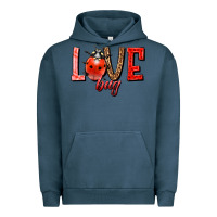 Pigment Midnight Navy Love bug Urban Hoodie - HowdyJamesFarm