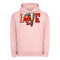 Pigment Salmon Love bug Urban Hoodie - HowdyJamesFarm