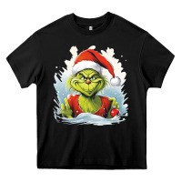 Black Grinch Heavy Core Tee - Unal Design