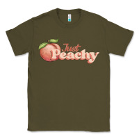 Army Green just peachy Classic Tee - JahusDesignShop