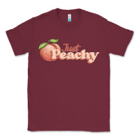 Burgundy just peachy Classic Tee - JahusDesignShop