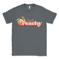 Charcoal Heather just peachy Classic Tee - JahusDesignShop