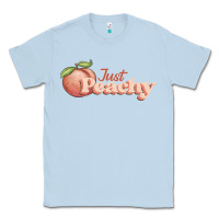 Dusty Blue just peachy Classic Tee - JahusDesignShop