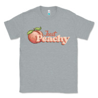 Heather Grey just peachy Classic Tee - JahusDesignShop