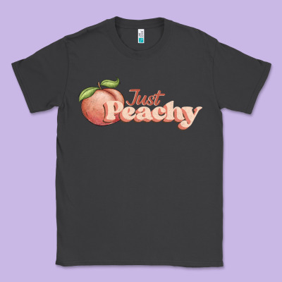 Just Peachy Classic Tee Designed By Jahusdesignshop