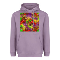 Lavender Mardi Gras Lobster Seamless Pattern Heavyweight Hoodie - BundleAndBundleShop