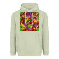 Matcha Mardi Gras Lobster Seamless Pattern Heavyweight Hoodie - BundleAndBundleShop