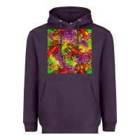 Plum Mardi Gras Lobster Seamless Pattern Heavyweight Hoodie - BundleAndBundleShop