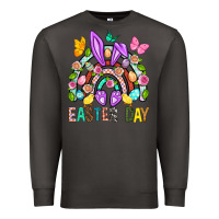 Smoke Easter Day Rainbow Premium Sweatshirt - BundleAndBundleShop