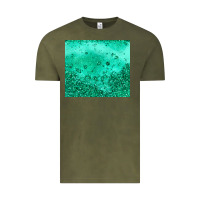 Vintage Olive green glitter Vintage Tee - JahusDesignShop