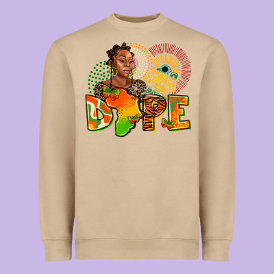 Dope Juneteenth Heavyweight Sweatshirt Designed By Adodesignshop