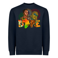 Navy dope juneteenth Heavyweight Sweatshirt - AdoDesignShop