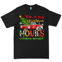 Black this is my christmas movies watching blanket Premium Tee - Zillion Design Studio