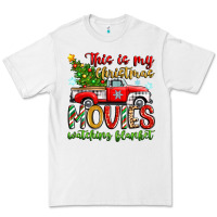White this is my christmas movies watching blanket Premium Tee - Zillion Design Studio
