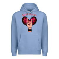 Colony Blue Love Rocks Premium Hoodie - Bettercallsaul