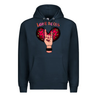 Navy Love Rocks Premium Hoodie - Bettercallsaul