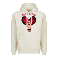 Oatmeal Heather Love Rocks Premium Hoodie - Bettercallsaul