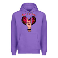 Purple Love Rocks Premium Hoodie - Bettercallsaul