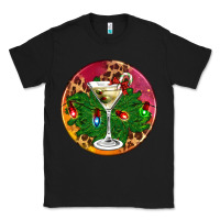 Black Christmas martini Classic Tee - AdoDesignShop