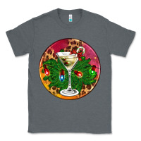 Charcoal Heather Christmas martini Classic Tee - AdoDesignShop