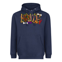 Navy Mardi Gras love dog paw Heavyweight Hoodie - BundleAndBundleShop
